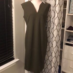 Brand new olive green sheath dress
